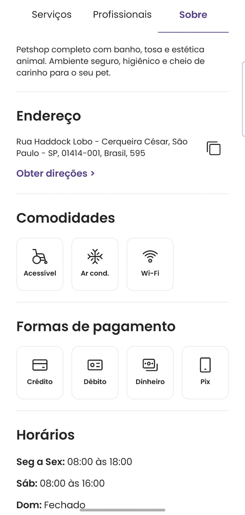 Busca por categoria no app